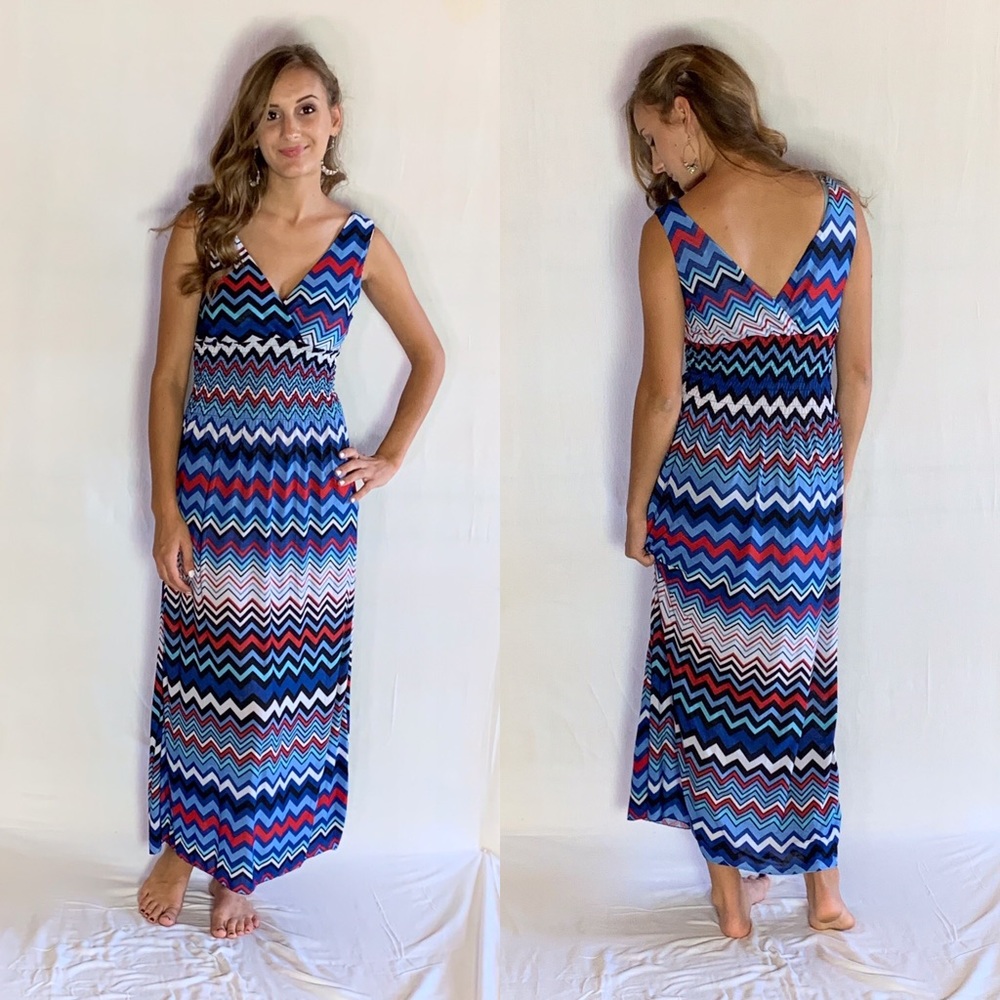 Red white and blue dress